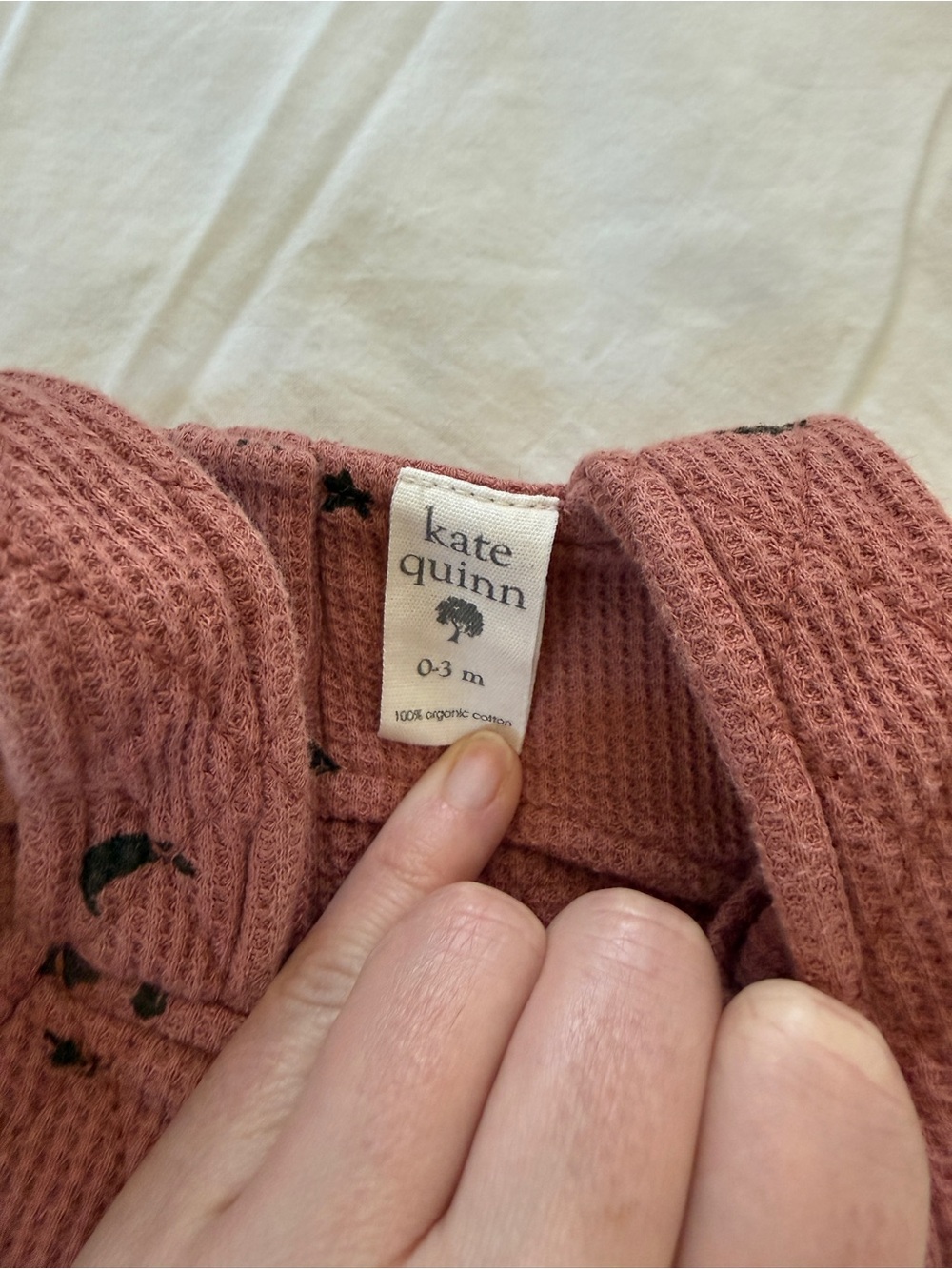 Kate Quinn organic romper overall rust red - Picture 2 of 3